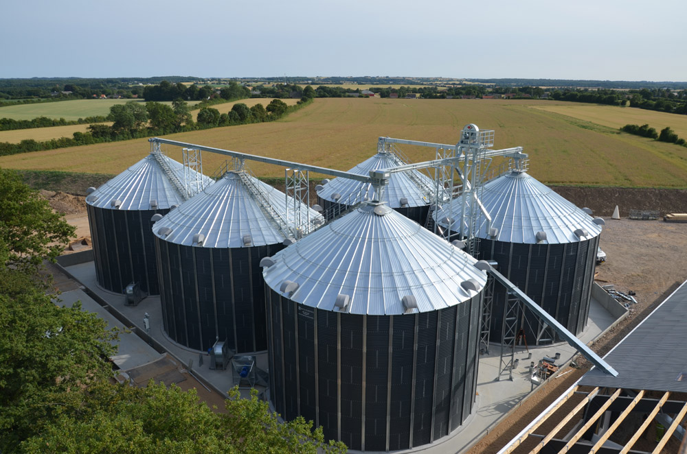 Billede af silo konstruktion - færdig siloer 4